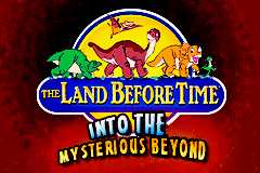 Land Before Time, The - Into the Mysterious Beyond: Title